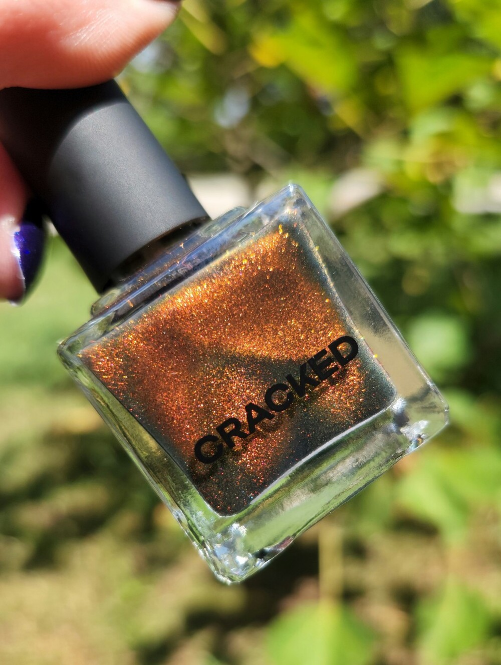 Cracked Polish ❤️ Scorchy 🧲 Magnetic Topper